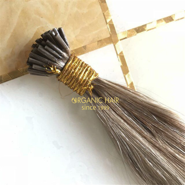 Highlight color 100% virgin human prebonded hair extension A94